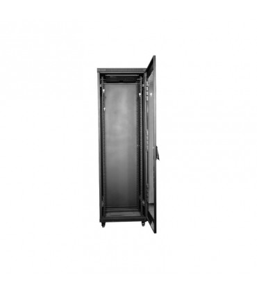 رک 42 یونیت عمق 60ایستاده پیشرفته با درب فریم دار شیشه ای Stand Advance Rack 42 Unit 60 Depth