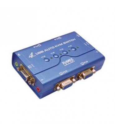 کی وی ام سوئیچ کی نت پلاس 4 پورت Knet-plus KP-U624 USB